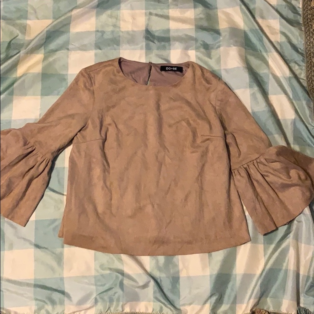 3/$10 Vicki Tan Sueded Top